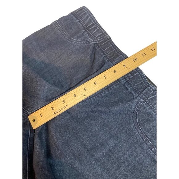 Chico's Pull On Elastic Waist Demin Jeans with Faux Front Pockets Size 1 - Picture 6 of 12